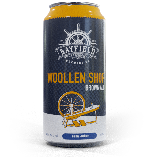 Beer Can: Woollen Shop - Brown Ale